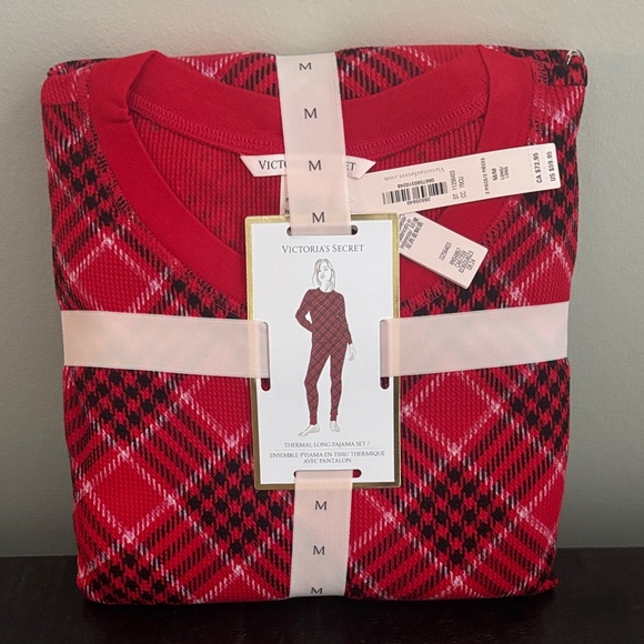 Victoria's Secret Other - Victoria’s Secret Thermal Long Pajama Set